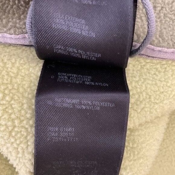 The North Face Two Tones Green Full Zip Fleece Jacket Women Size Medium - Picture 3 of 9